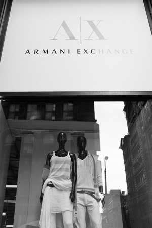 Armani Exchange, SoHo.