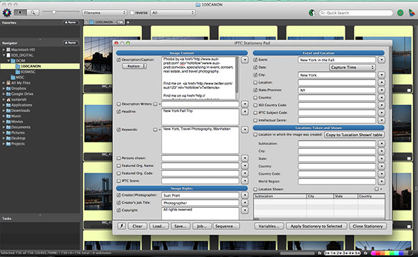 Photo Mechanic Image Browser