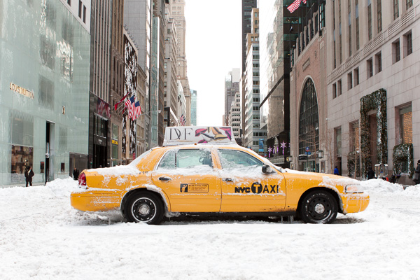 Broken Taxi, 5th Avenue.