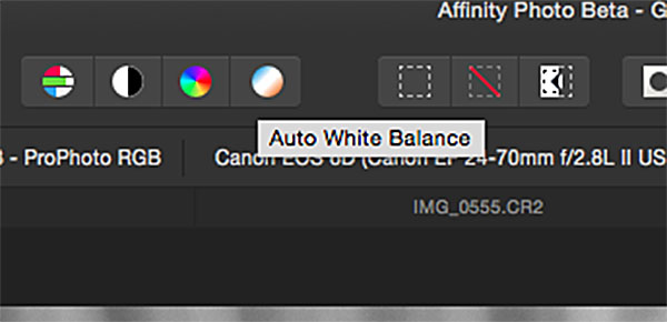 Affinity Photo editing software for Mac