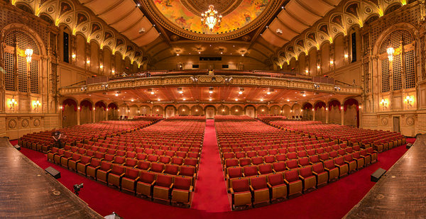5 shot photo stitched image of the Orpheum Theatre, Vancouver BC