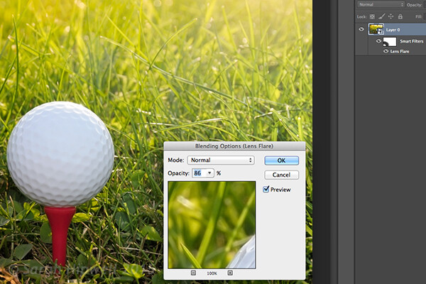 4 Lighting Effects You Can Create in Photoshop 7 golf-ball-lens-flare