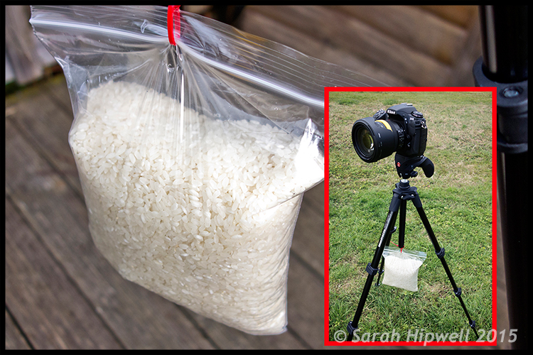 DIY-sandbag-on-tripod