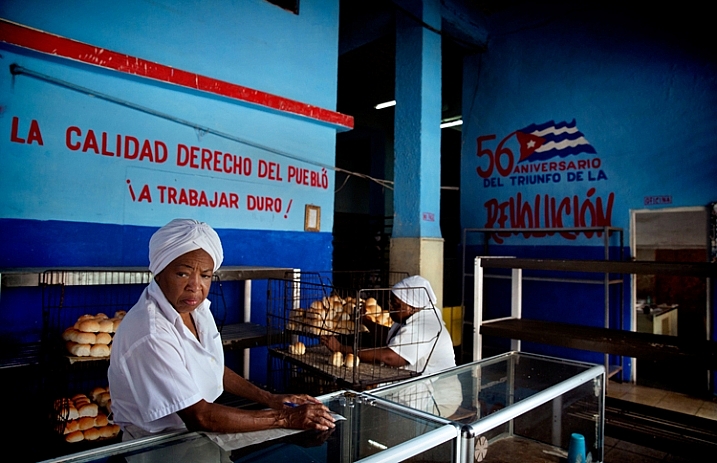 Bakery in cuba - by oded wagenstein