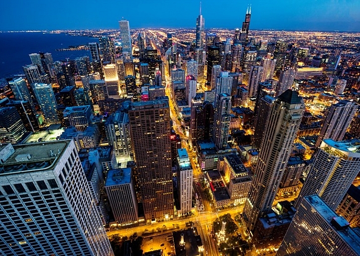 Night Photographers Toolkit - Chicago from the Hancock Observatory at Night