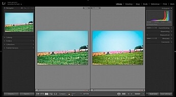 Screenshot of image comparison