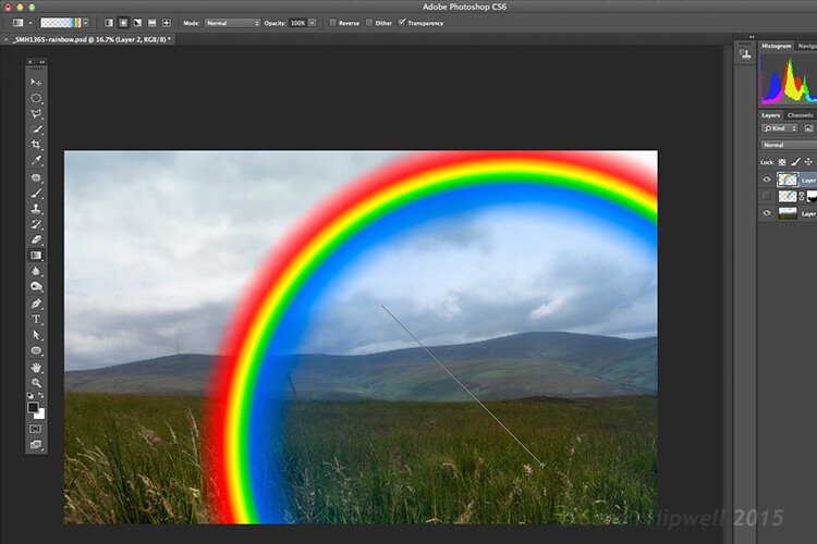 3 Fun Ways to Enhance Your Landscape Images in Photoshop 3 Creating-rainbow-using-rainbow-effect