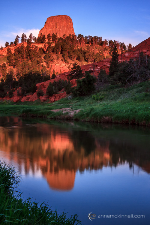 Devils Tower, Wyoming by Anne McKinnell