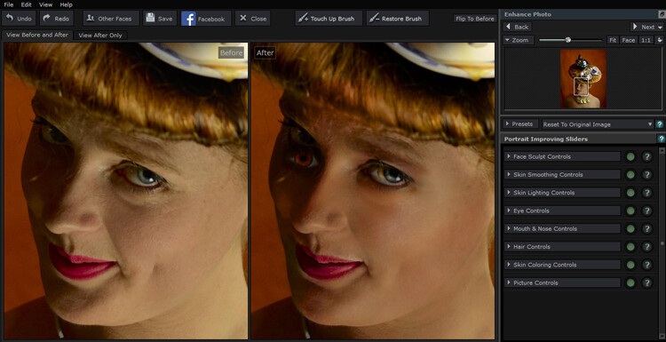 Portrait Pro v12 Studio Max Editing Software Review 2 My first attempt , not so great.