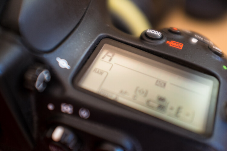 Aperture priority settings