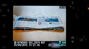 Focus point on preview