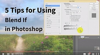 blend if in Photoshop