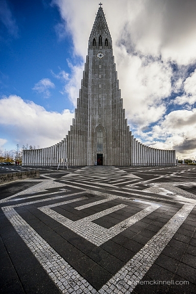 Hallgrimskirkja, Reykjavik, Iceland, by Anne McKinnell