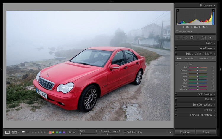 Lightroom Develop module