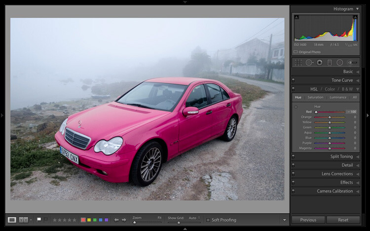 Lightroom Develop module