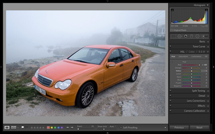 Lightroom Develop module