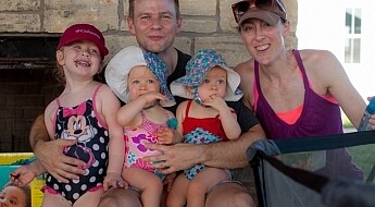 Face-swapping can be incredibly useful when dealing with squirmy kids. This impromptu photo at a birthday party is actually a composite of three separate pictures.
