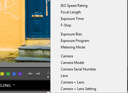 More settings for the Loupe info overlay