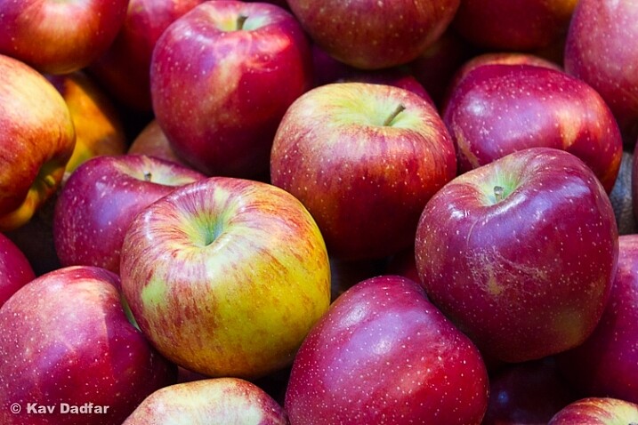 Whilst photographing the London skyline, I noticed a market vendor selling these apples. This image has recently sold for $  460