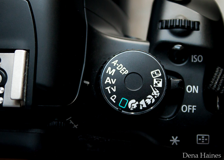 Aperture priority on canon mode dial