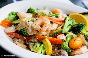 Don't be afraid to crop right into your dish to pick up all of the details of the ingredients.