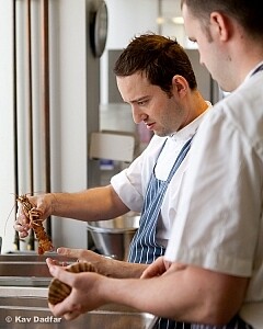 Capturing the preparation of food is a good way of building up a story about the final dish.