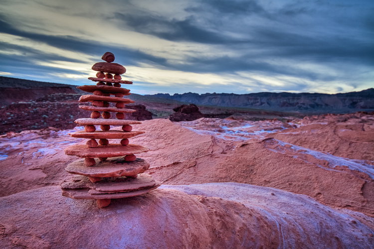 Balancing Rocks at Little Finland, Nevada by Anne McKinnell