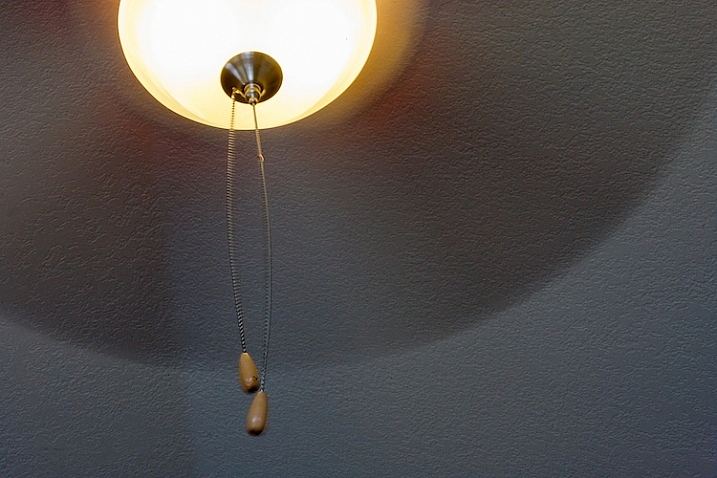 Practice shutter speed using a ceiling fan/