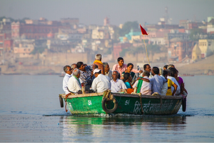 Boating on the Ghanges River