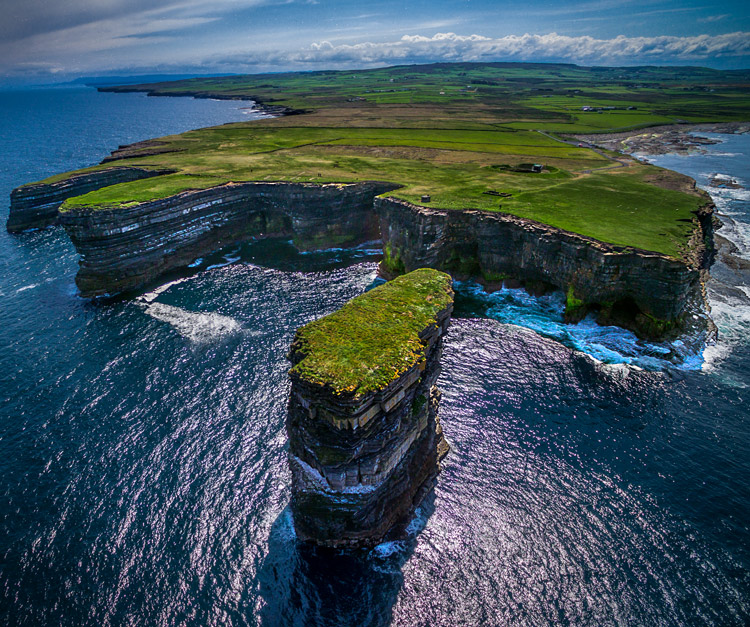 Downpatrick-Head photography with drones