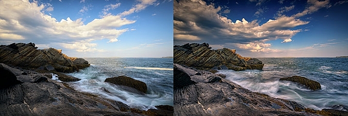 Using filters - graduated neutral density filters for a better sky.