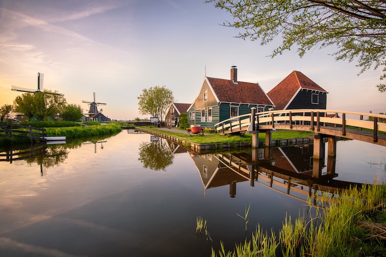 landscape photograph Zaanse Schaans, Netherlands