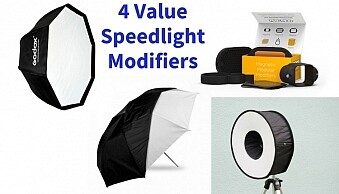 4 Value Speedlight Modifiers