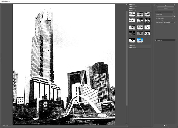 How to Make a Sketch inside a Photograph - sketch filter
