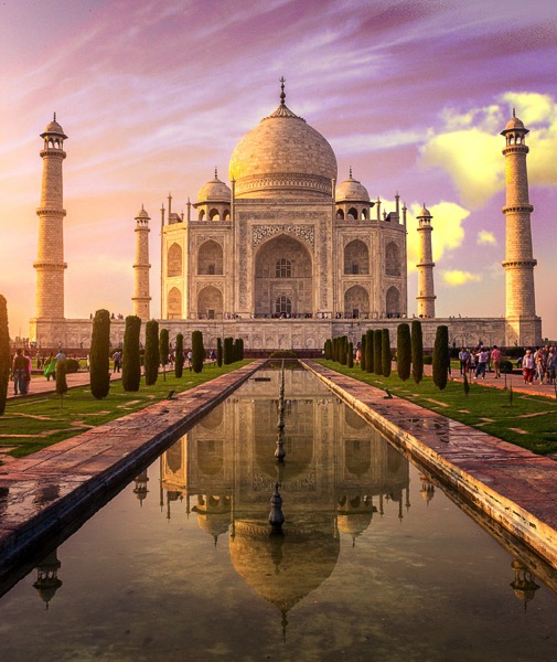 How to Create a Sun Flare in Photoshop - Taj Mahal