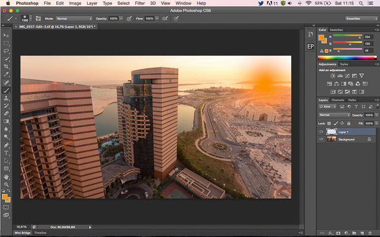 How to Create a Sun Flare in Photoshop