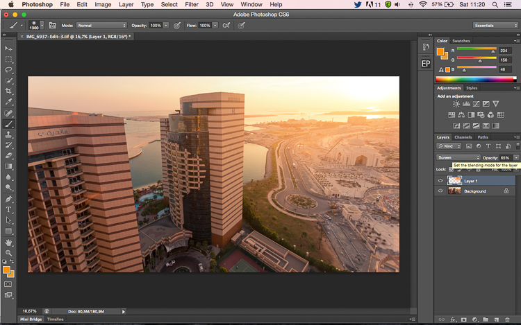 How to Create a Sun Flare in Photoshop
