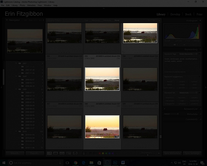 Lightroom features Lights Out in Library module