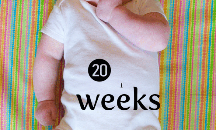 How to Use Photoshop to Create Milestone Photos of Babies transform the text