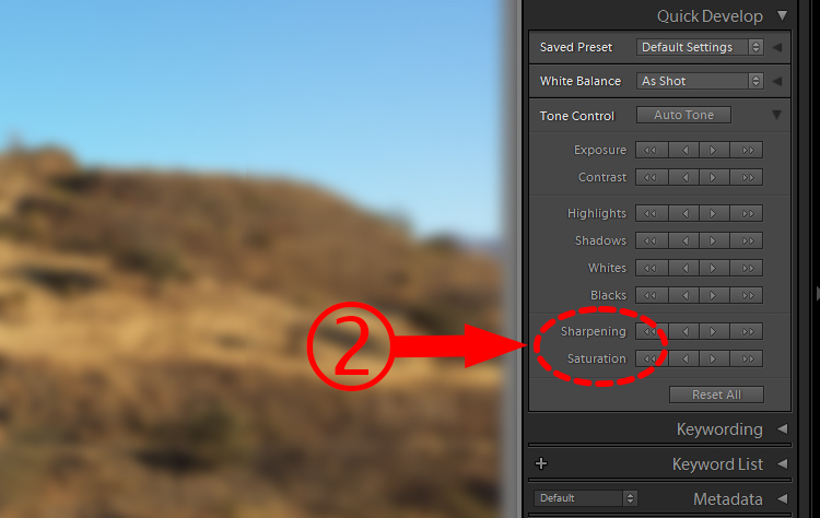 Lightroom Secret2 quick develop2