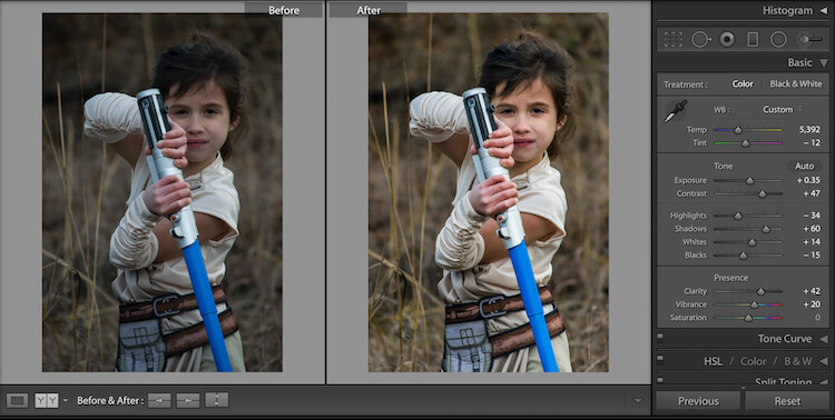 6 Before After Lightroom Edit Star Wars