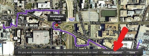 assign locale throughout aperture assign location through aperture