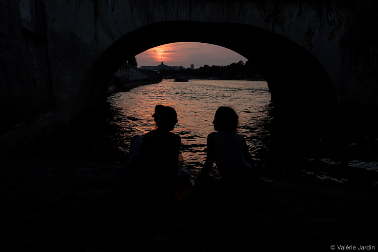 Street photography silhouettes