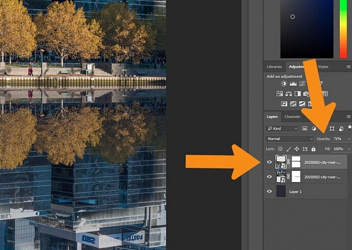 How to Add a Reflection in Photoshop | Photo-natural.com