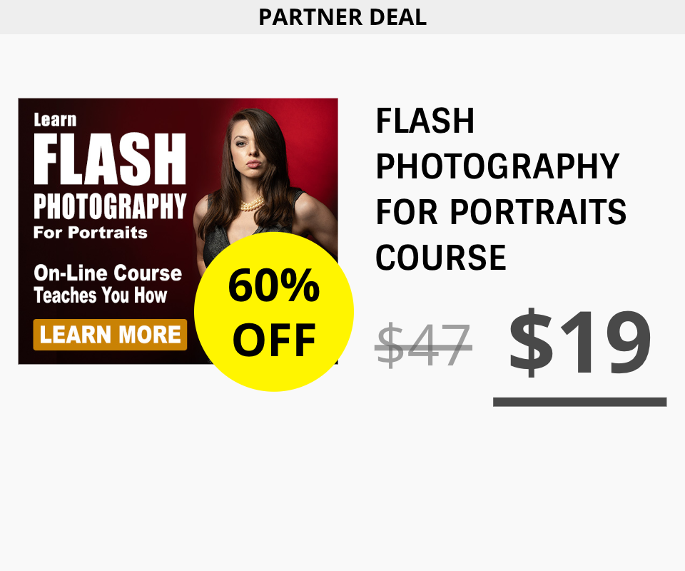 FLASH PHOTOGRAPHY FOR PORTRAITS COURSE